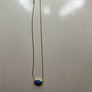 Kendra Scott Blue Pendent Necklace